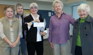 Accepting a grant from the Concord Garden Club