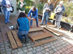 1. Making a garden box: Building the sides                   